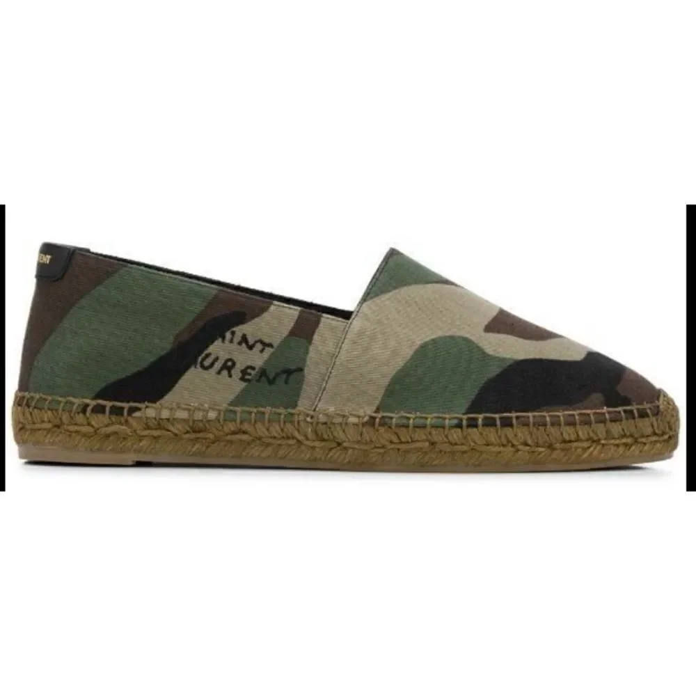 Saint Laurent camouflage print espadrilles size 39
